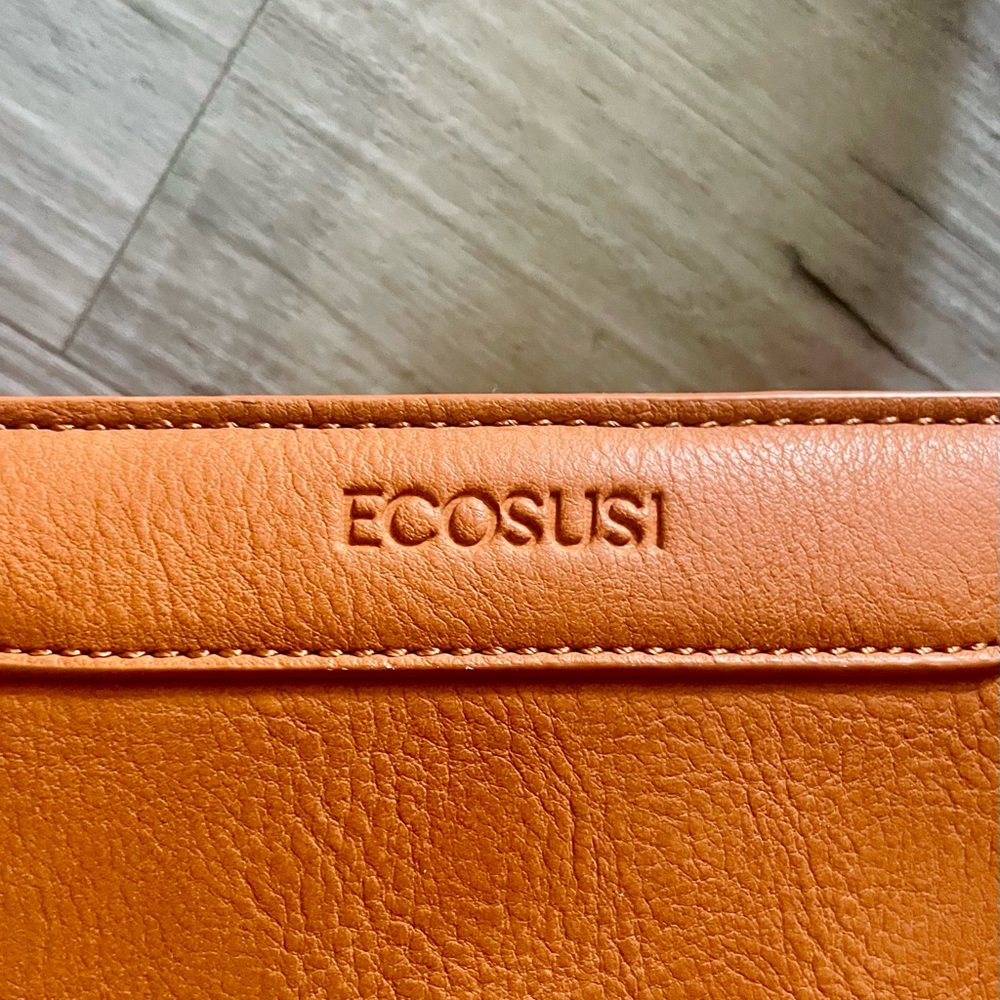 Vegan leather laptop bag - Picture 3 of 6